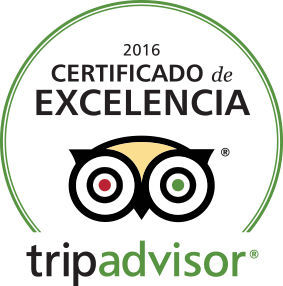 Certificate of Excellence from Trip Advisor